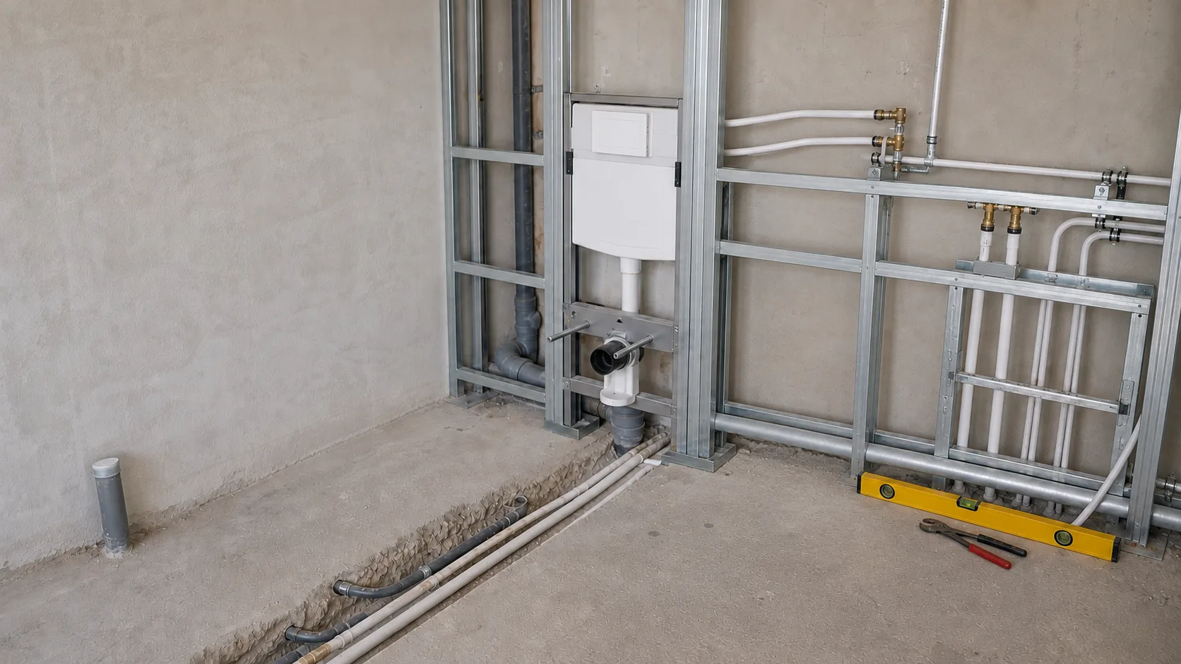 Projektumgebung für Sanitärinstallation